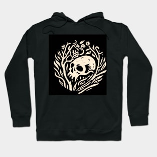 Skull in Plants Hoodie